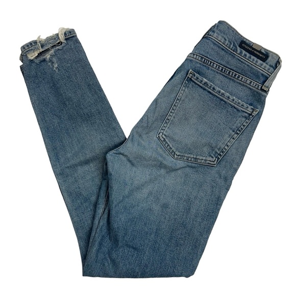 Citizens Of Humanity Womens Size 25 Olivia High Rise Slim Ankle Button Fly Jeans - Picture 7 of 8